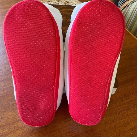 Hello Kitty Plush Slippers White Red Size L-XL - Picture 10 of 11